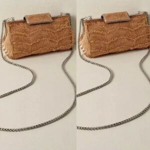 Anthropologie BHLDN Adrianna Papell Nanette Beaded Clutch NWT